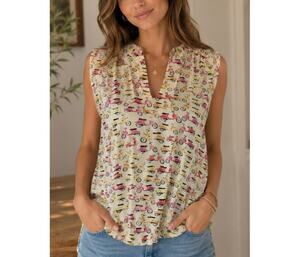 Simply Adorable Maeve Colorful Vespa Blouse